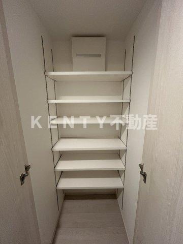 収納　十分な収納スペースがあります