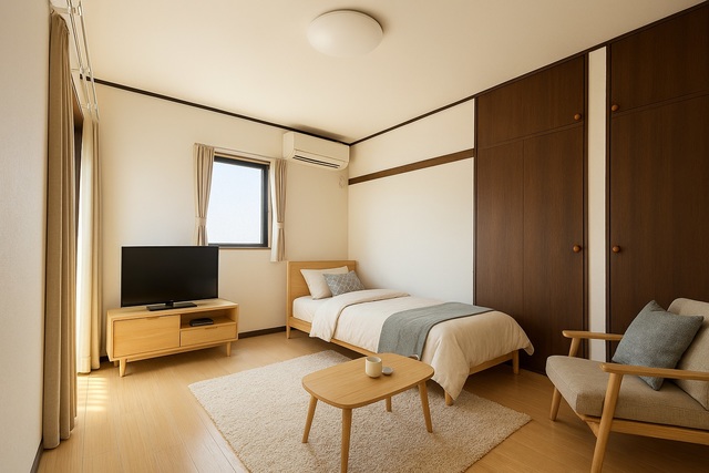 居室・リビング　こちらの家具はＣＧです。家具付きではございません。