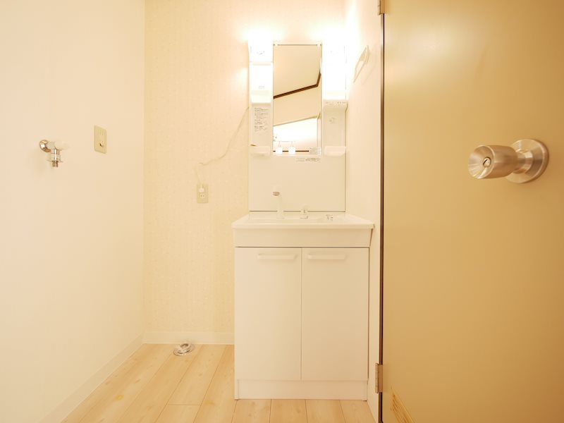 洗面設備　シャンプードレッサー・室内洗濯機置場