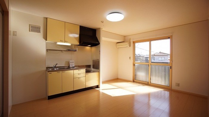 居室・リビング　※別室参考写真※10帖のLDKにはエアコン完備しています