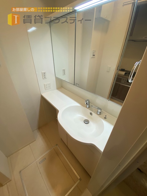 洗面設備　朝はここから！