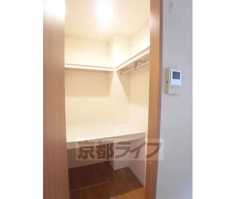 収納　ウォークインクローゼットです。