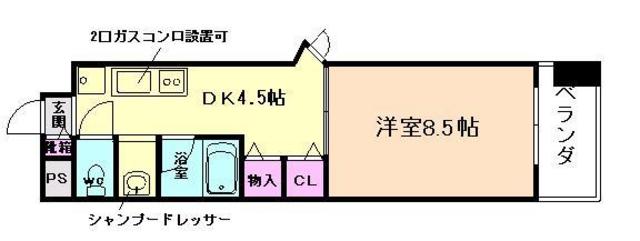 クレアみてじまの間取り写真