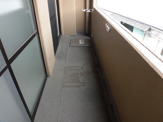 バルコニー　外干しのできるバルコニーです