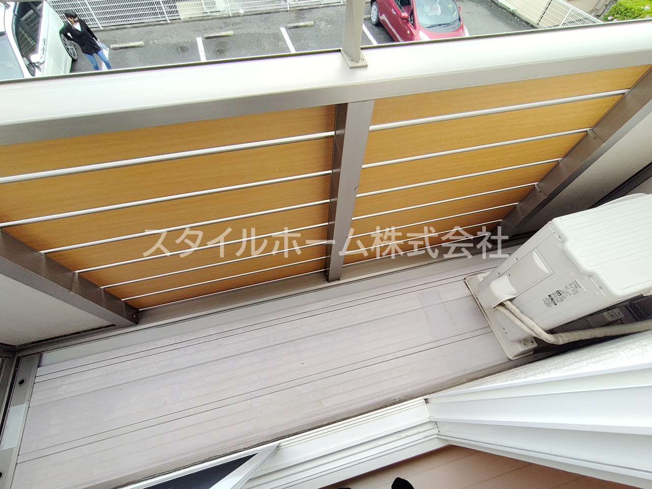 バルコニー　別部屋写真です。