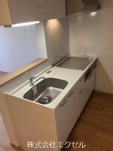 キッチン　IHコンロのシステムキッチン完備です。