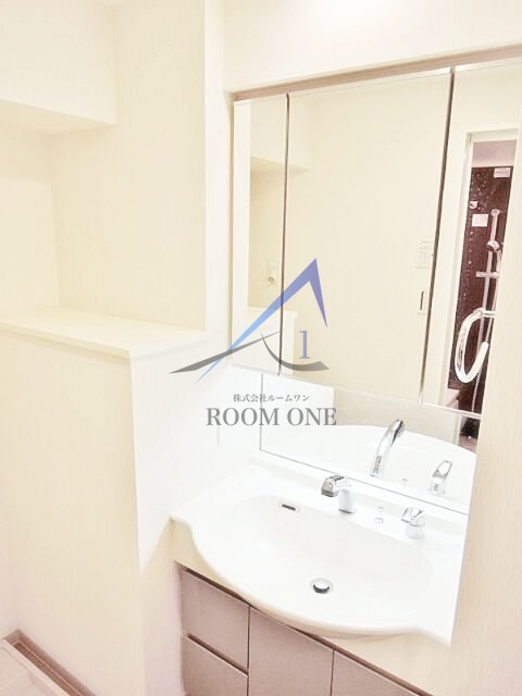 洗面設備　洗面台です。