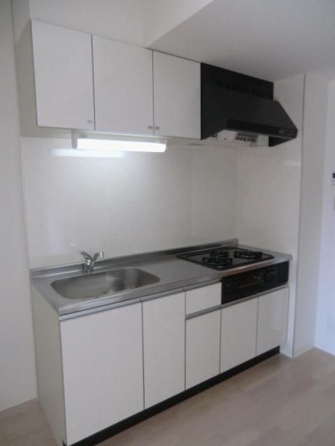 キッチン　グリル付2口ガスコンロ付