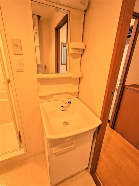 洗面設備　※別部屋の参考写真です。