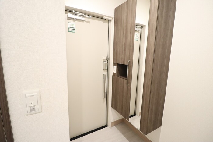 玄関　シューズボックス付き玄関です。