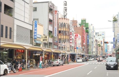 小学校　合羽橋道具街（小学校）まで450m