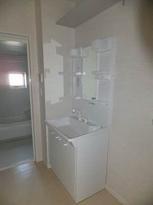 洗面設備　洗面所です