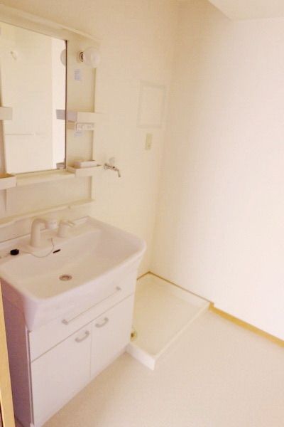 洗面設備　洗髪洗面台あります