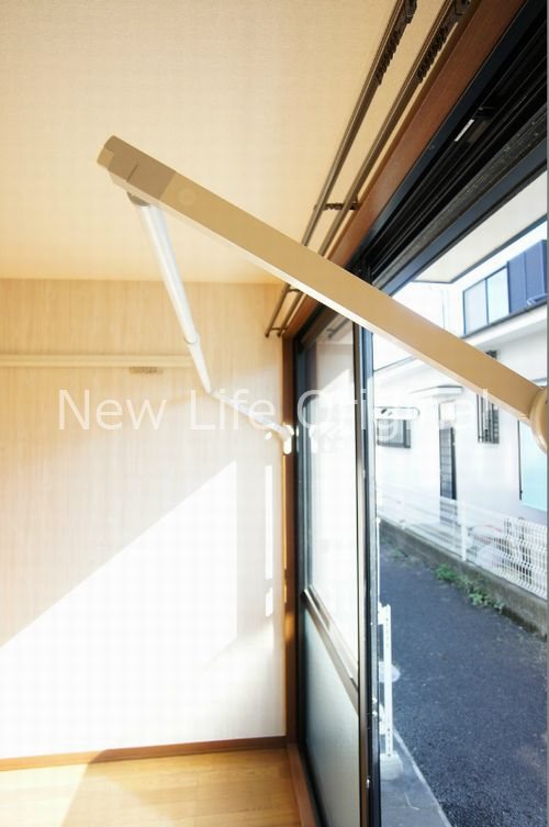 その他設備　雨の日のお洗濯に室内物干しユニット設置☆