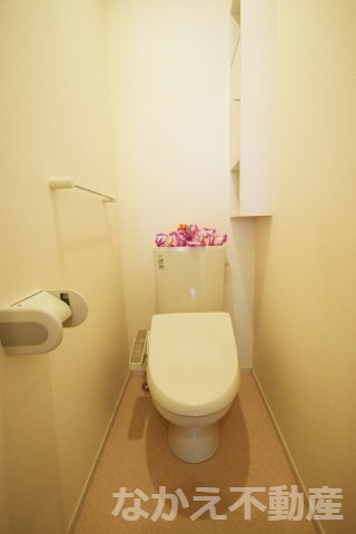 トイレ　ゆったりとした空間のトイレです
