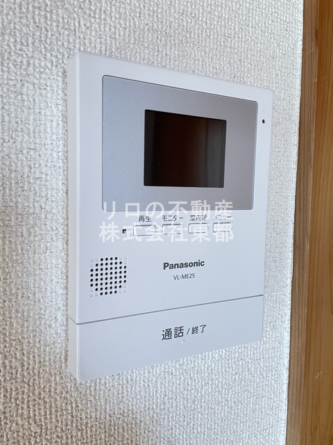 セキュリティ　訪問者が一目で分かるＴＶモニタ付インターホンです！