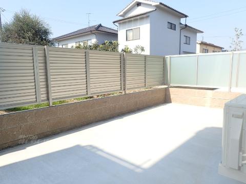 庭　広々専用庭完備