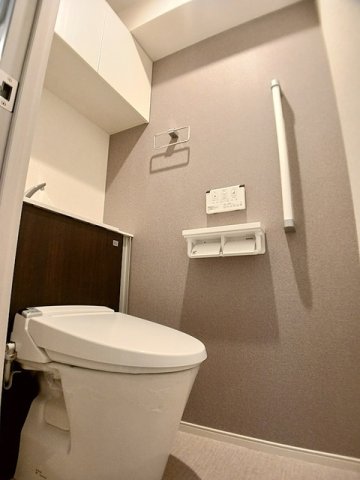 トイレ　ゆったりとした空間のトイレです