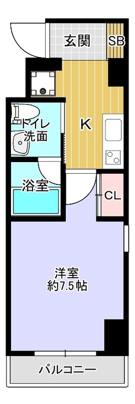 Eフラット北白川の間取り写真