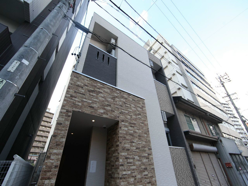 建物外観　外観　デザイナーズ　防犯カメラ　光インターネット無料
