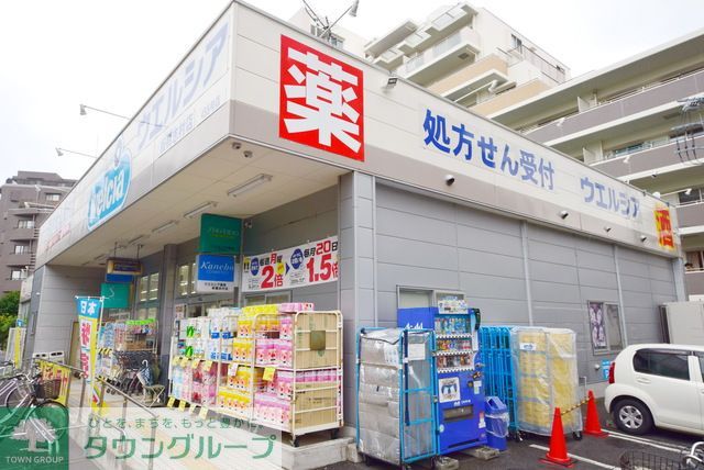 ドラックストア　ウエルシア板橋志村店（ドラッグストア）まで830m