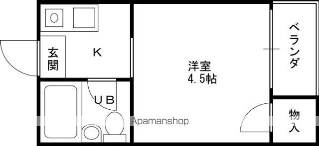 コーポ富田の間取り写真