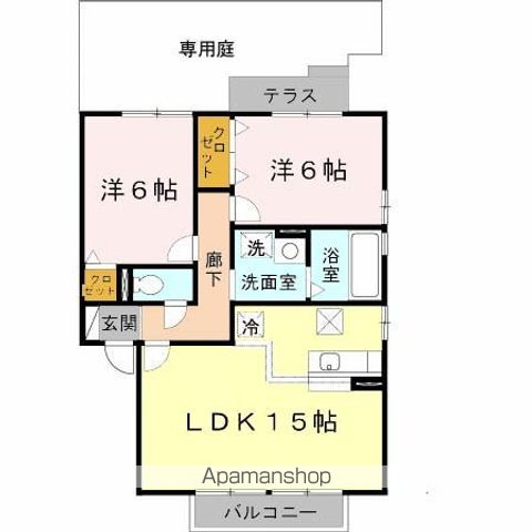 リビングタウン加美北 C棟の間取り写真