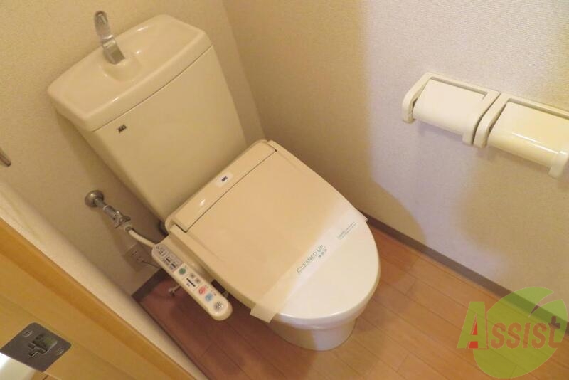 トイレ　トイレにはちゃんとウォシュレットも完備です。