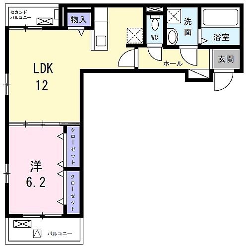 heal court K.N.の間取り写真