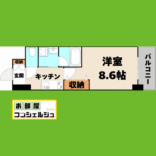 PURE RESIDENCE 名駅南の間取り写真