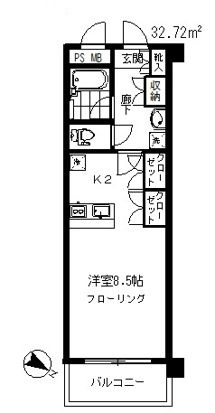 DAIWA MANSIONの間取り写真