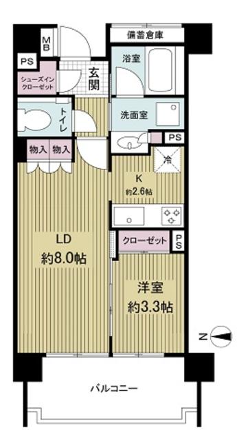 ＪＲ山手線 高田馬場駅 徒歩7分 7階建 築13年の間取り写真