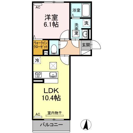 クローリスAの間取り写真