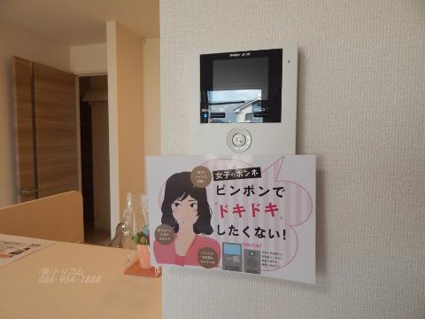 セキュリティ　カメラ付インターホン（イメージ）