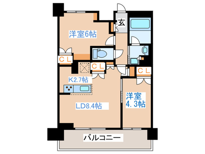 LIBRGRANT西新宿EASTの間取り写真