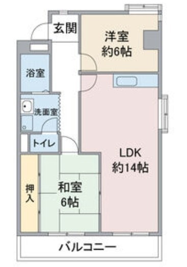 浅井マンションの間取り写真