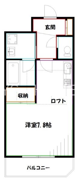 ＪＲ中央線 武蔵境駅 徒歩26分 2階建 築17年の間取り写真