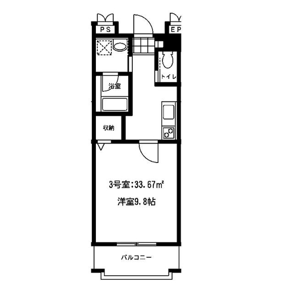 IRIS RESIDENCE稲川の間取り写真