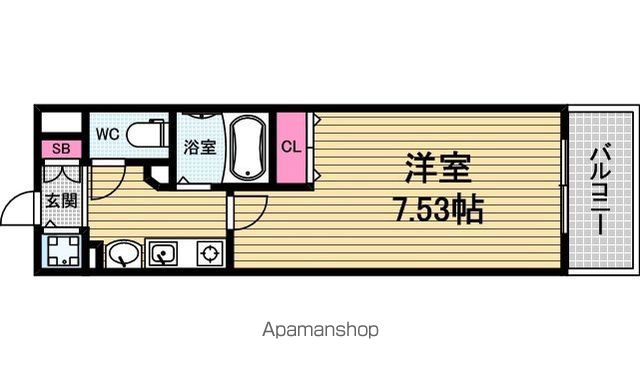 クレアートアドバンス大阪城南の間取り写真