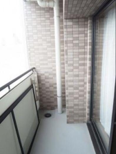 バルコニー　家具家電付きマンション