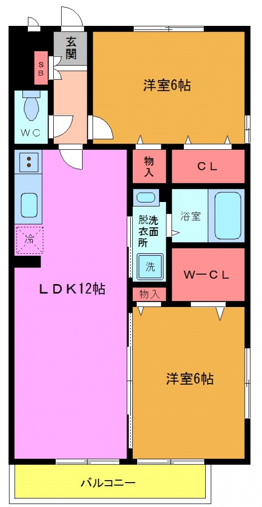さんもーるの間取り写真