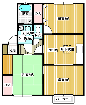 N・ＦＬＡＴの間取り