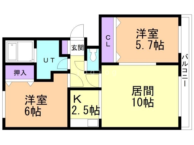 ファーストスクエア１条通の間取り