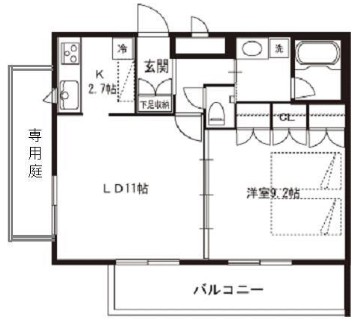 【世田谷区船橋のマンションの間取り】