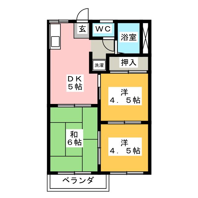 フォーブル乗越の間取り