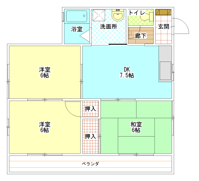 スワローの間取り