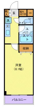 テルシノ北仙台の間取り