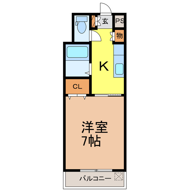 ヌーベルセザール373の間取り