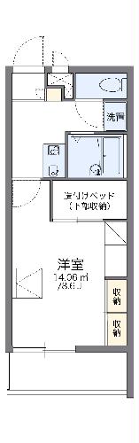 レオパレスルミナス　イーストの間取り