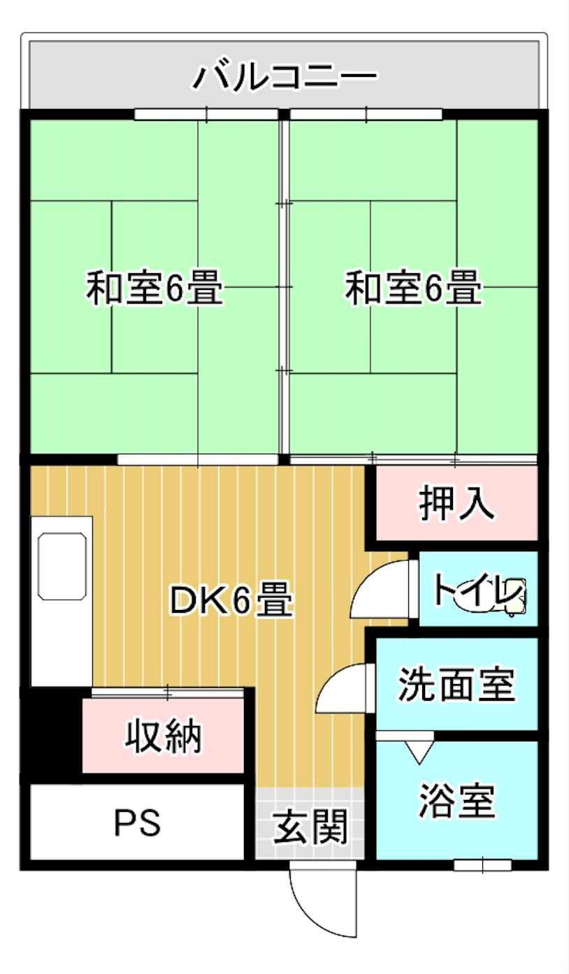 志賀ビルの間取り